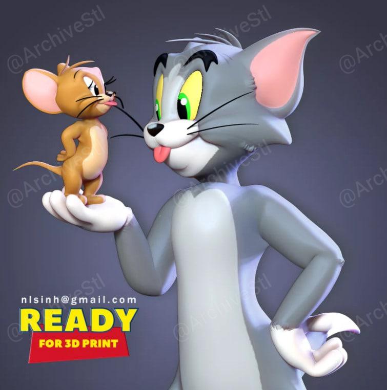 汤姆和杰瑞（Tom & Jerry）3D打印图纸